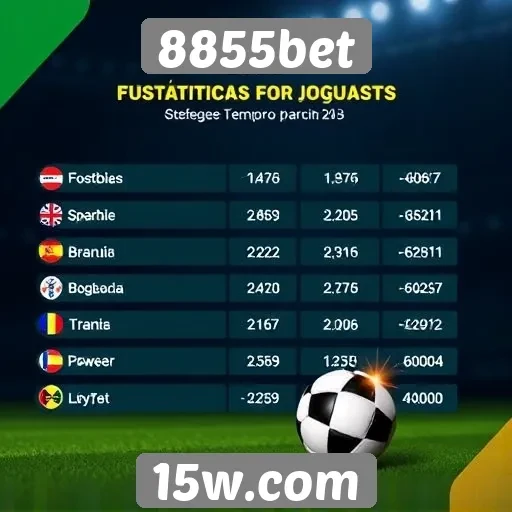 Estatísticas de jogadores ativos no 8855bet